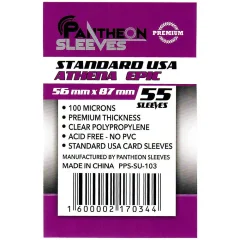 Протекторы Pantheon Sleeves Athena Epic Euro Standard премиум (55 шт., 56x87 мм)